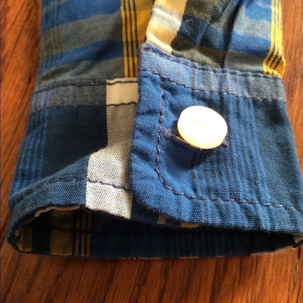 2t plaid button up dress shirt ape monkey invasion 2 piece 5 for $25 - Picture 4 of 7